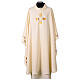 Chasuble with modern geometric patterns in a single colour s1