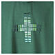 Chasuble with modern geometric patterns in a single colour s3