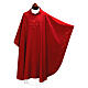 Chasuble with modern geometric patterns in a single colour s5