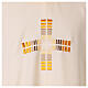 Chasuble with modern geometric patterns in a single colour s7