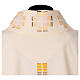 Chasuble with modern geometric patterns in a single colour s8