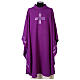 Chasuble with modern geometric patterns in a single colour s10