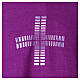 Chasuble with modern geometric patterns in a single colour s11