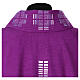 Chasuble with modern geometric patterns in a single colour s12