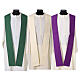 Chasuble with modern geometric patterns in a single colour s15