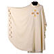 Single-color chasuble with modern geometric motifs s3