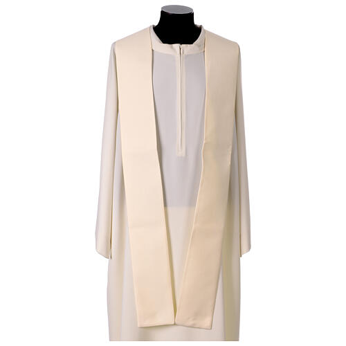 Chasuble Mariale lys bleu ciel argent 7