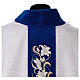 Marian chasuble with lilies on velvet s5