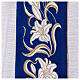 Marian chasuble with lilies on velvet s8