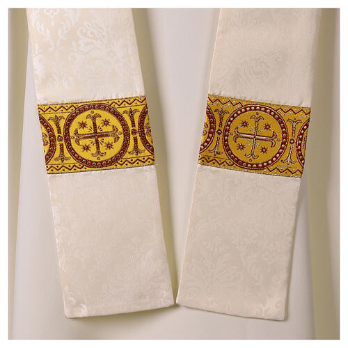 Semi-gothic chasuble with Christ monograms 11
