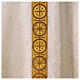 Chasuble semi-gothique monogrammes Christ s10
