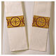 Chasuble semi-gothique monogrammes Christ s11