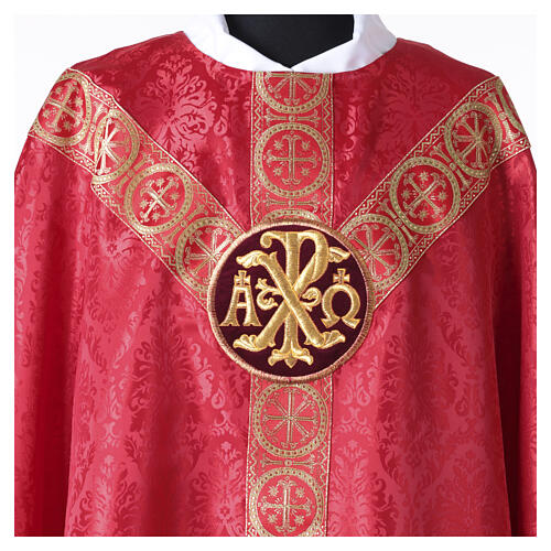 Casula semigótica monograma Cristo 3
