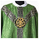 Semi-gothic chasuble with Christ monograms s2