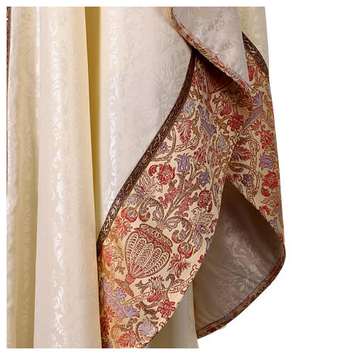 Brocade chasuble with galloon of Jacquard fabric 4
