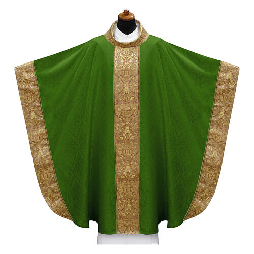 Brocade chasuble with galloon of Jacquard fabric 7