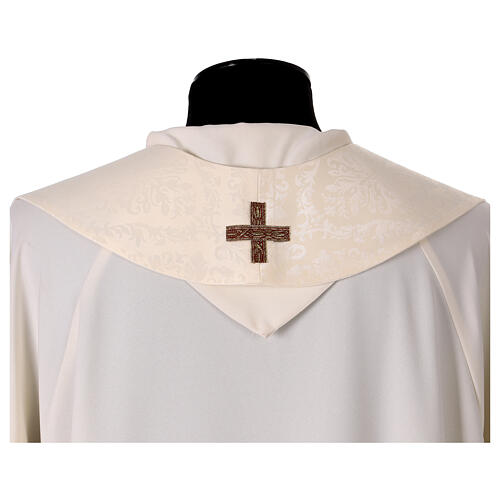 Brocade chasuble with galloon of Jacquard fabric 15