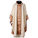 Chasuble damas galon tissu brocart s1