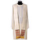 Chasuble damas galon tissu brocart s13