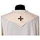 Chasuble damas galon tissu brocart s15