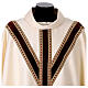Chasuble semi-gothique galon velours passementerie or s3
