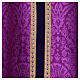 Chasuble semi-gothique galon velours passementerie or s4