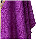 Chasuble semi-gothique galon velours passementerie or s6