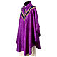 Chasuble semi-gothique galon velours passementerie or s9