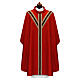 Chasuble semi-gothique galon velours passementerie or s11