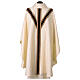 Chasuble semi-gothique galon velours passementerie or s12