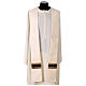 Chasuble semi-gothique galon velours passementerie or s14