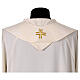 Chasuble semi-gothique galon velours passementerie or s18