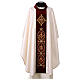 Damask chasuble with gold embroidered IHS s1
