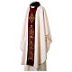 Damask chasuble with gold embroidered IHS s3