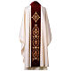 Damask chasuble with gold embroidered IHS s9