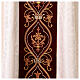 Chasuble damas broderies or IHS s4