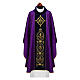 Chasuble damas broderies or IHS s8
