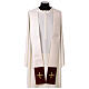 Chasuble damas broderies or IHS s10