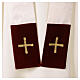 Chasuble damas broderies or IHS s11