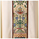Chasuble col velours bande centrale motifs or s4