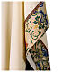 Chasuble col velours bande centrale motifs or s9