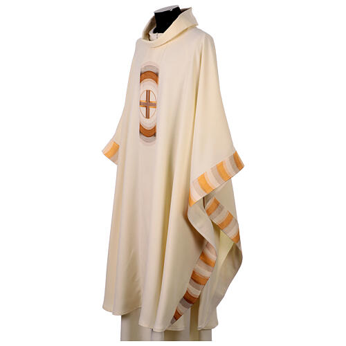 Chasuble with cross in a circular motif 4