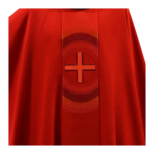 Chasuble with cross in a circular motif 10