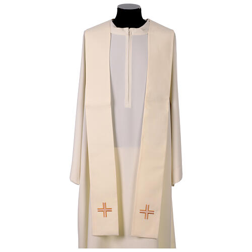 Chasuble avec croix motif circulaire 12