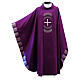 Chasuble avec croix motif circulaire s8