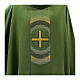 Chasuble avec croix motif circulaire s9