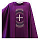 Chasuble avec croix motif circulaire s11