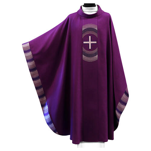 Casula con croce motivo circolare 8