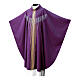 Purple chasuble cross braided fabric s1