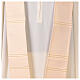 Cream-coloured chasuble with blue, white, and gold galloon s8